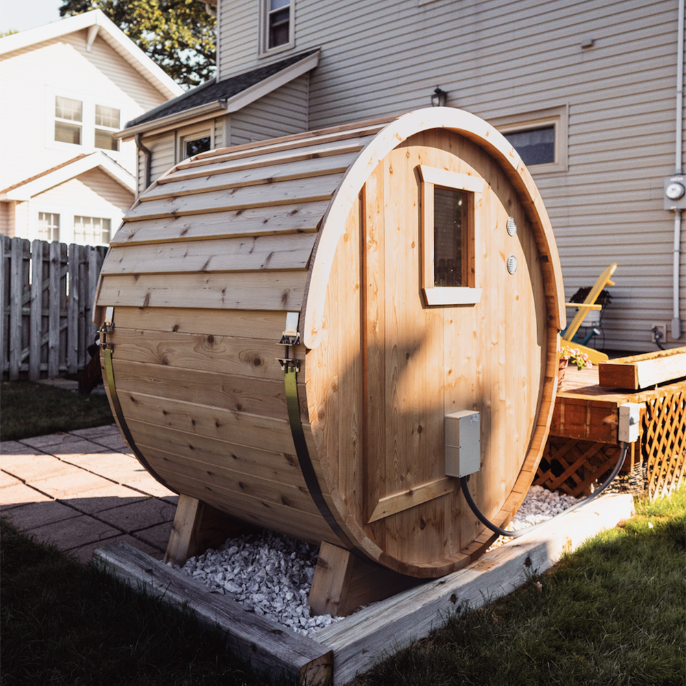 SISU Lifestyle The Eddy Barrel Sauna - Thumbnail 4