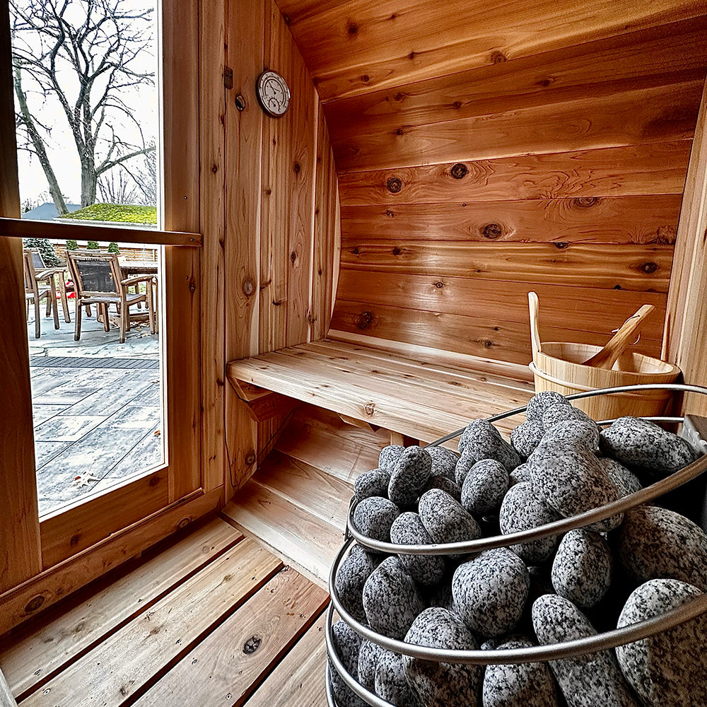 SISU Lifestyle The Eddy Barrel Sauna - Thumbnail 2