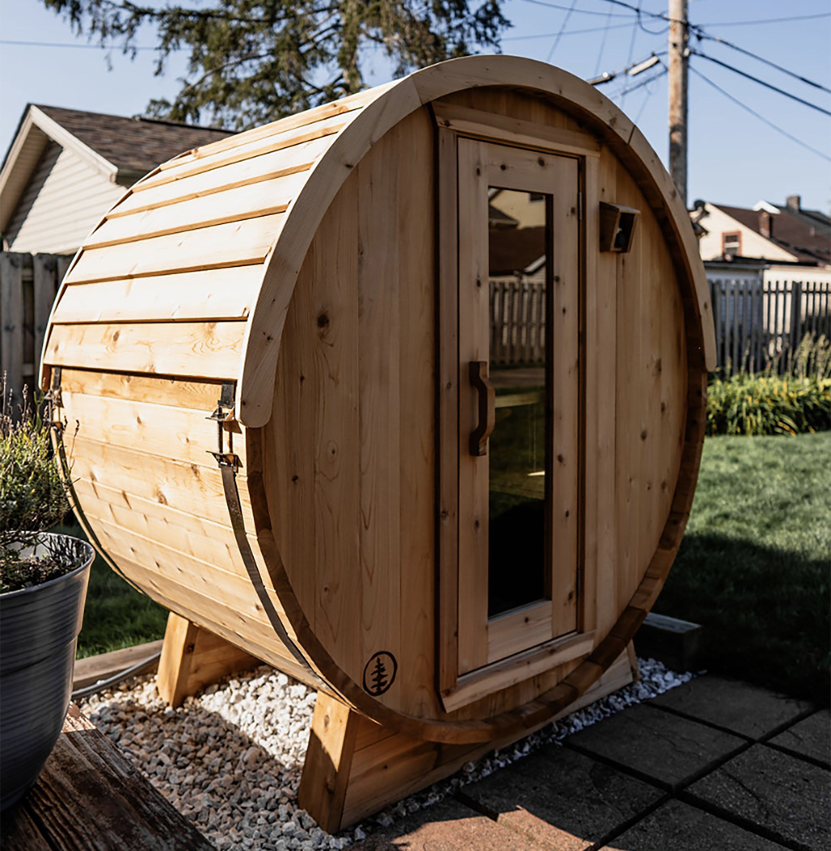 SISU Lifestyle The Eddy Barrel Sauna - Thumbnail 5