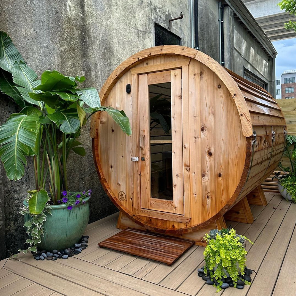 SISU Lifestyle Edwin Barrel Sauna - Thumbnail 2