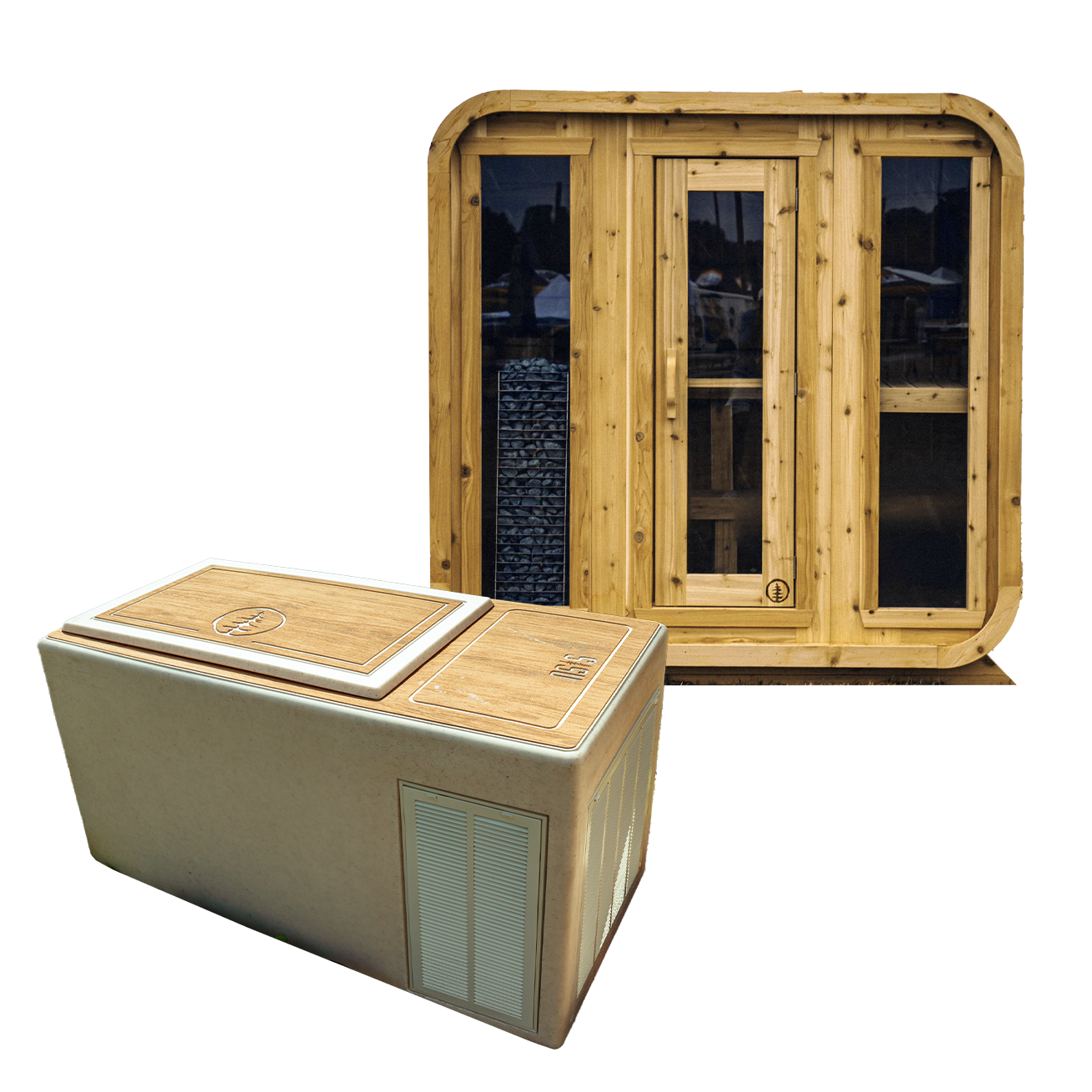 Crew Cabin Sauna + The Drake Cold Plunge Bundle