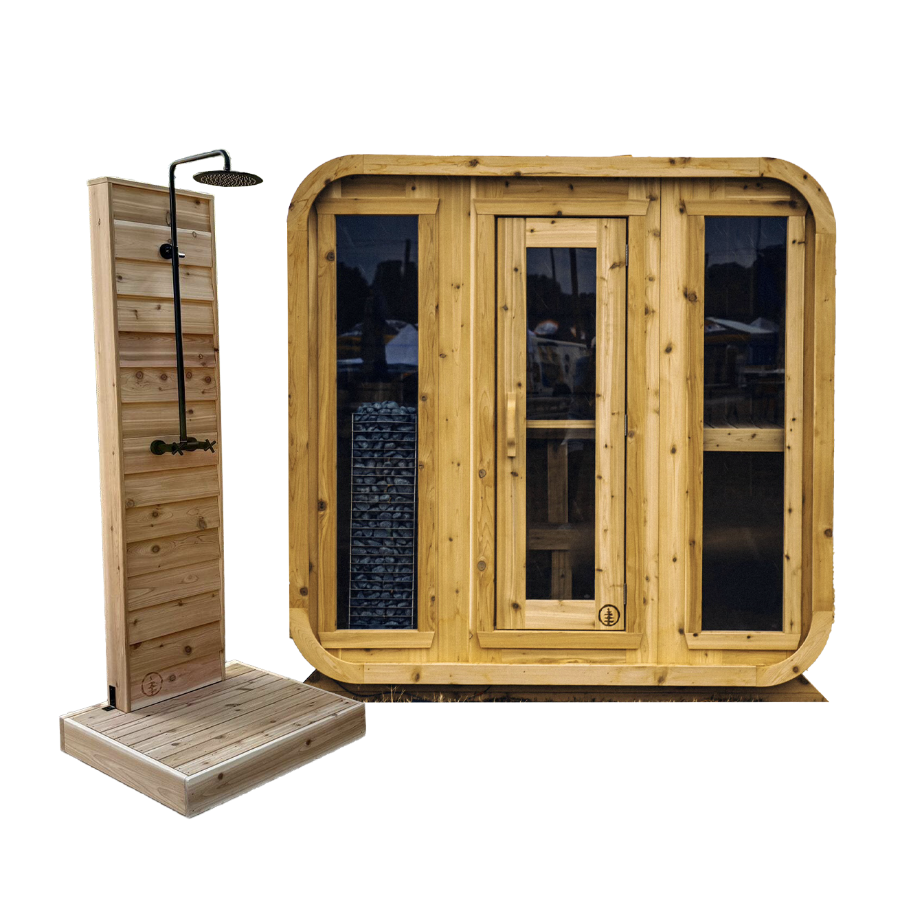 Crew Cabin Sauna + Eden Shower Bundle
