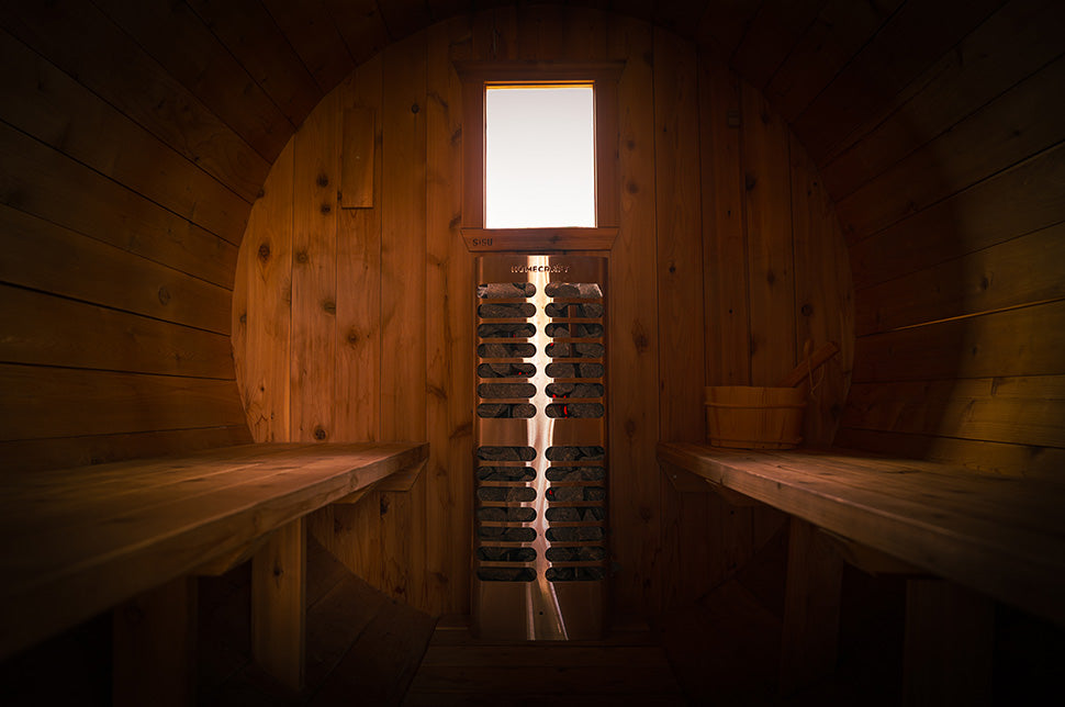 SISU Lifestyle Edwin Barrel Sauna - Thumbnail 4