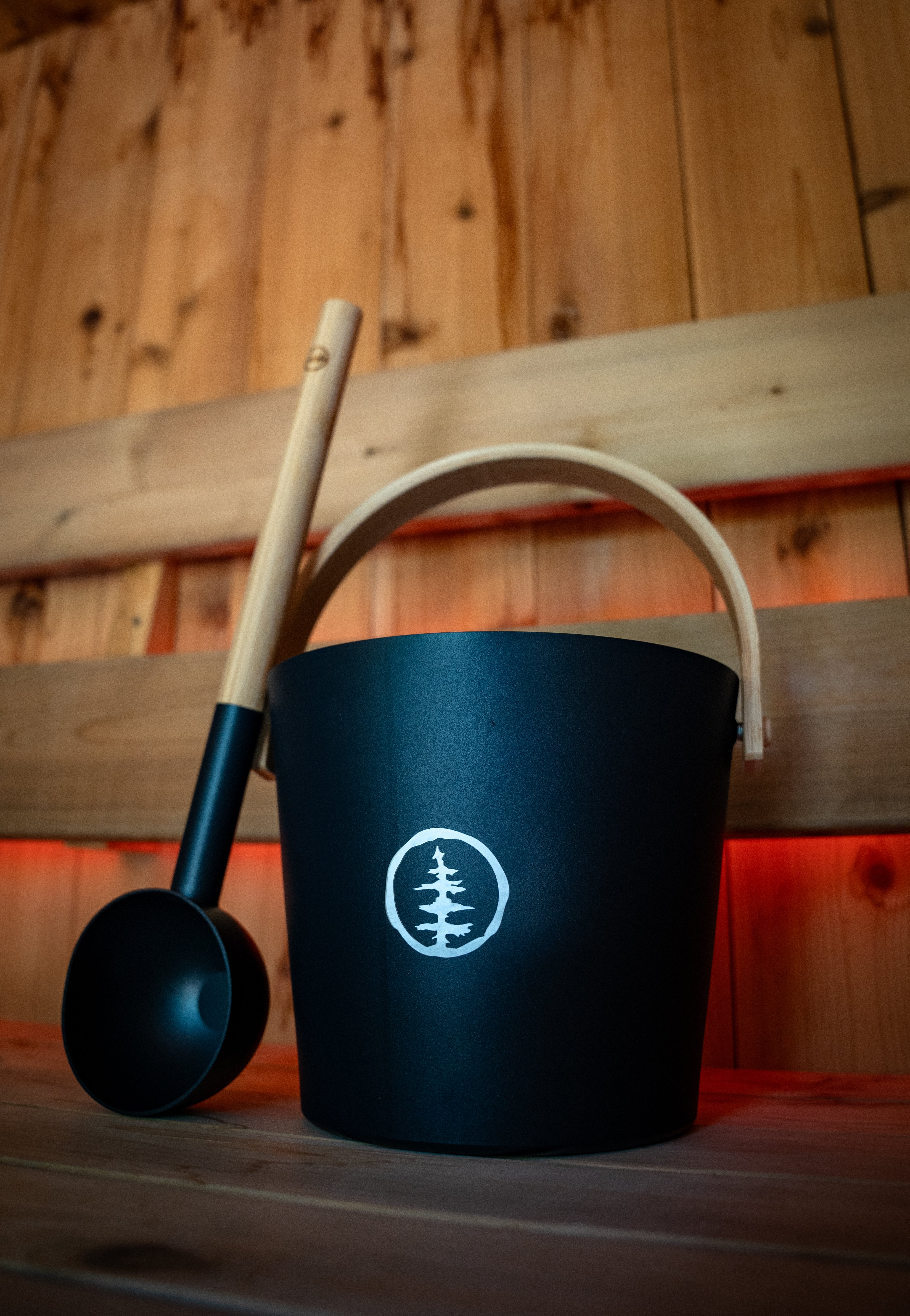 Sauna Bucket & Ladle Set