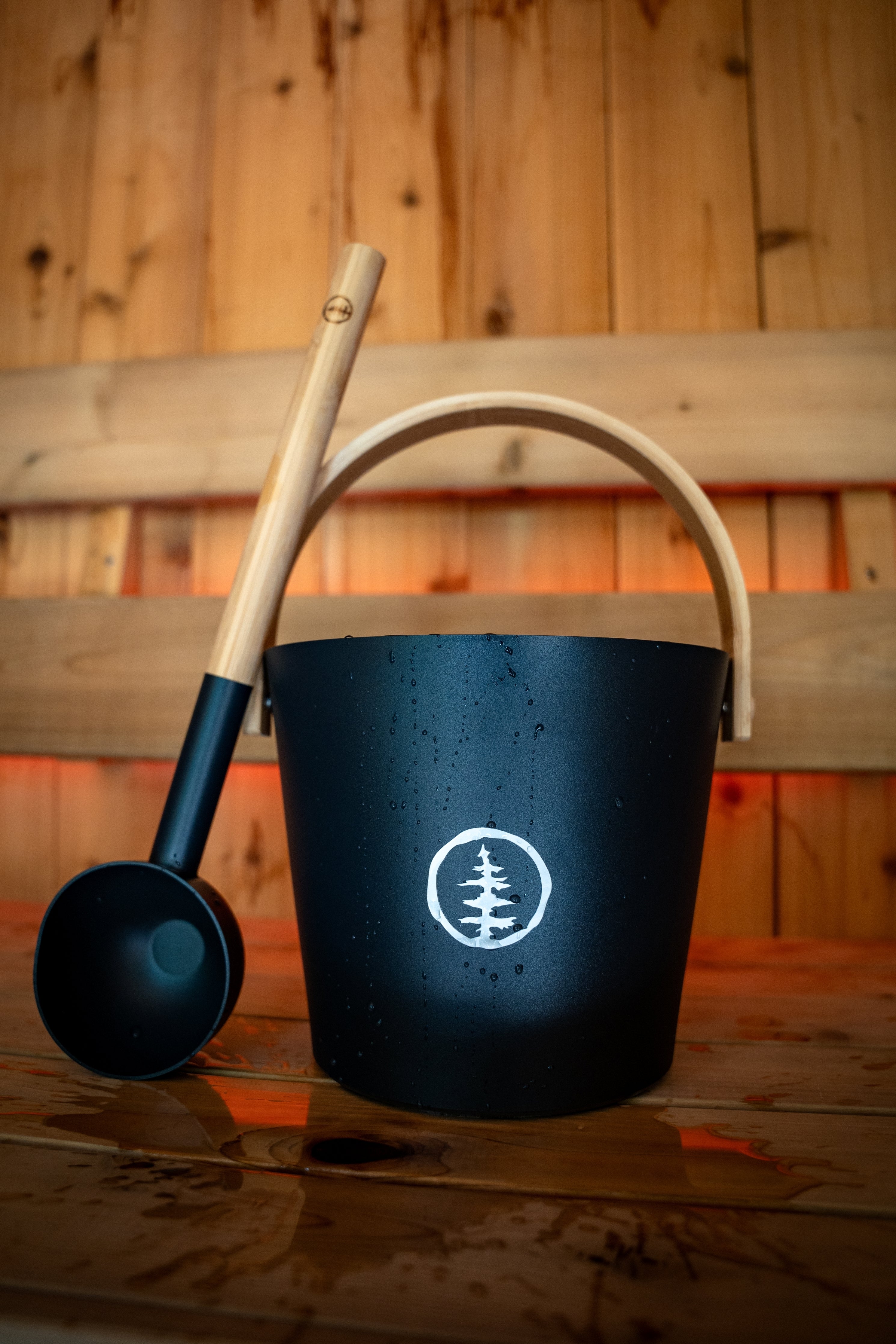 Sauna Bucket & Ladle Set